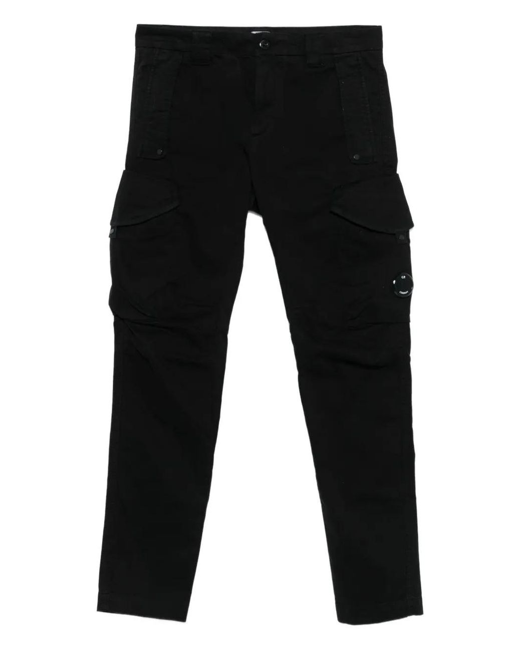 C P Company Black Cargo Pant for men