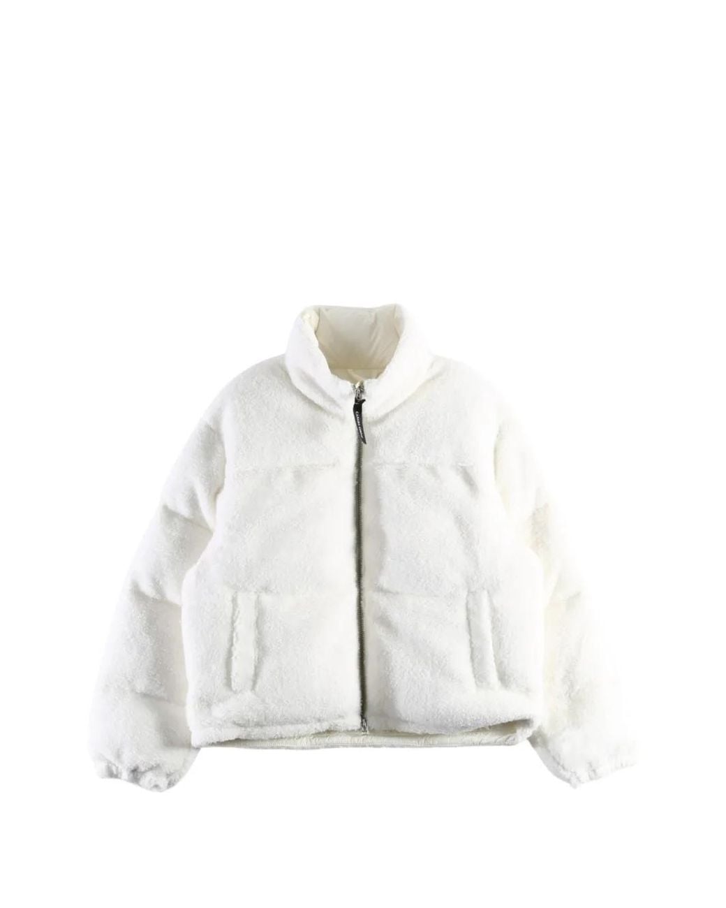 Canada Goose White Fallon Puffer Fleece Jacket