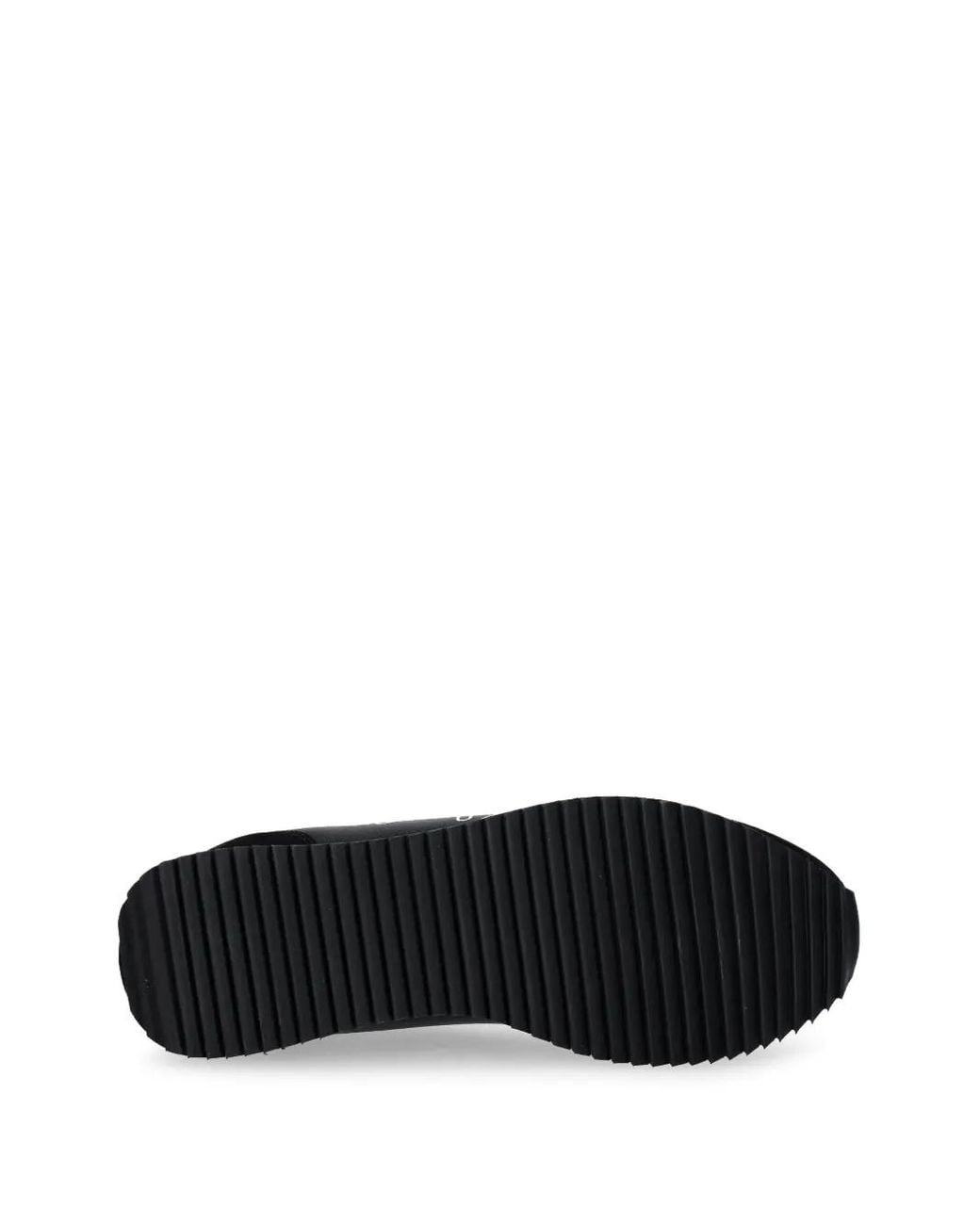 EA7 Black Sneakers Mit Logo-Print