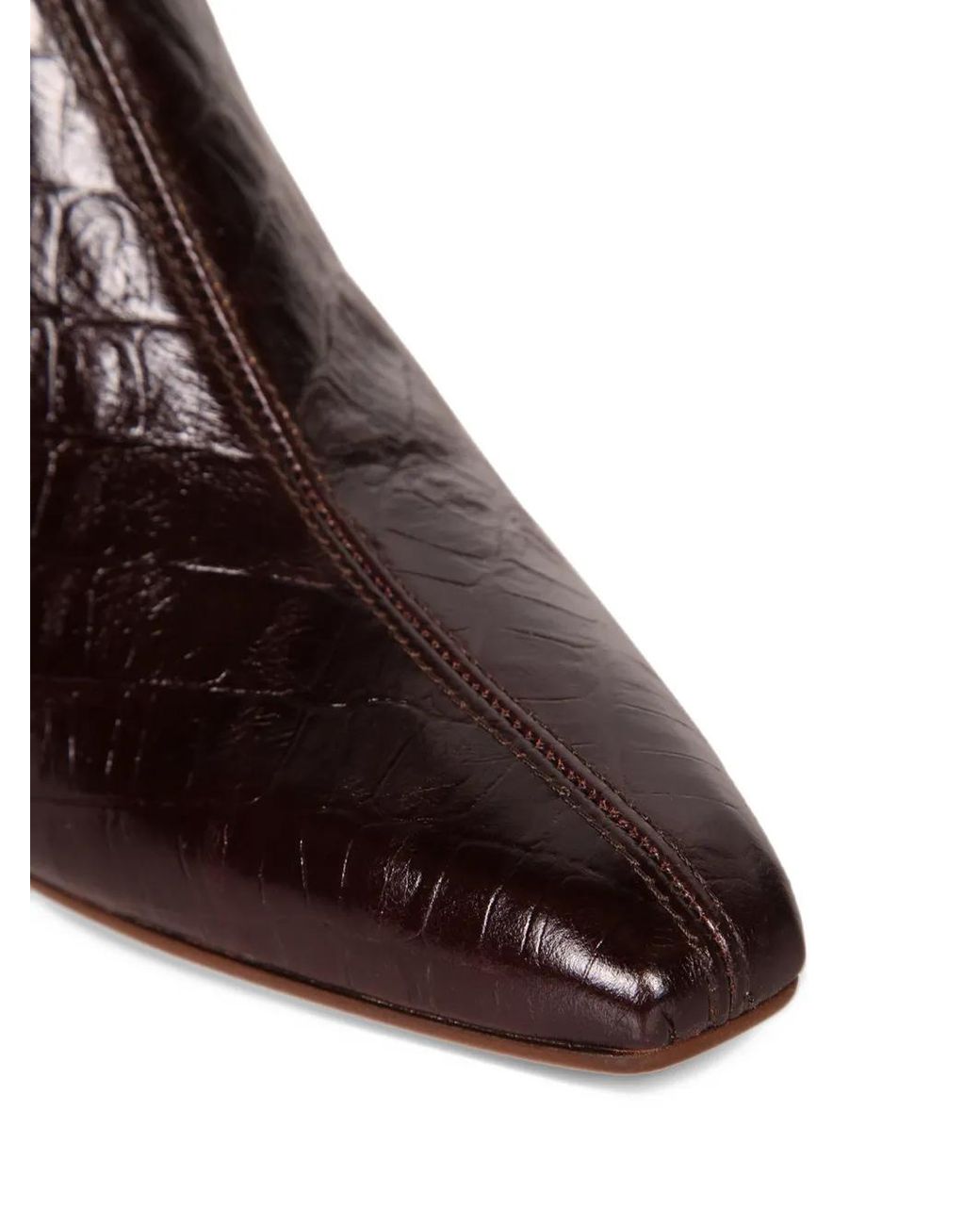 Chie Mihara Brown Cumiya Croc-Effect Boots