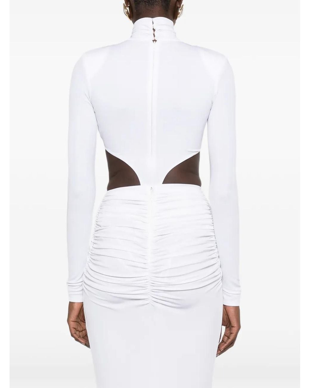 Elisabetta Franchi White Bodysuit
