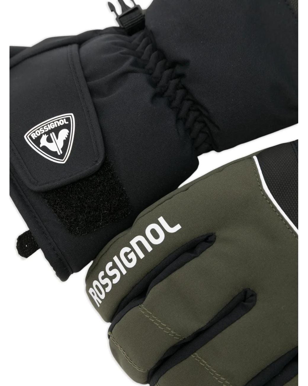 Rossignol Black Imprinted Tech Gloves for men