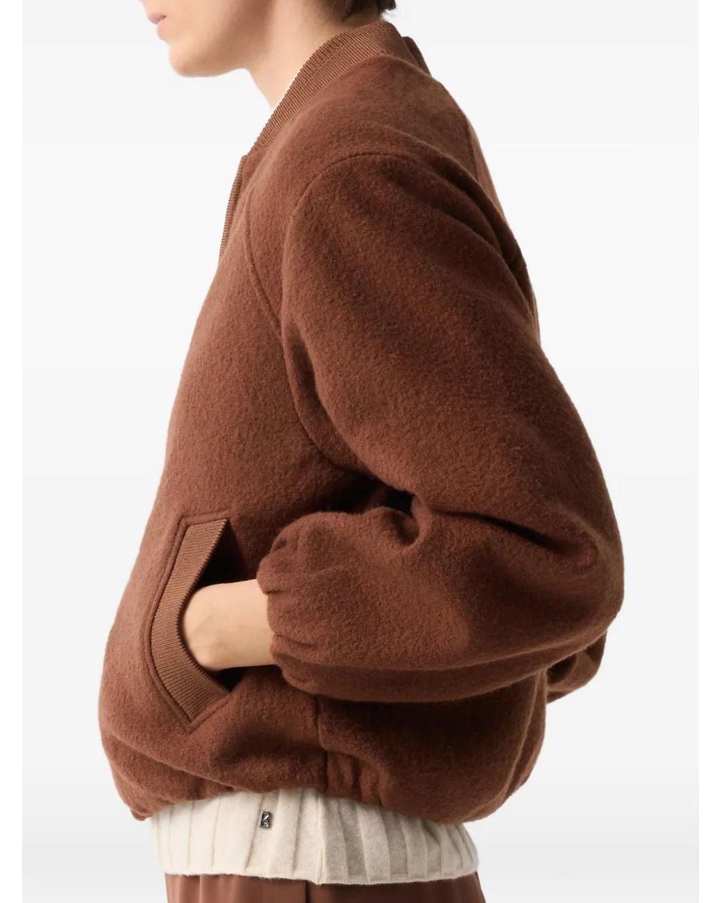 Bogner Brown Editha Bomber Jacket