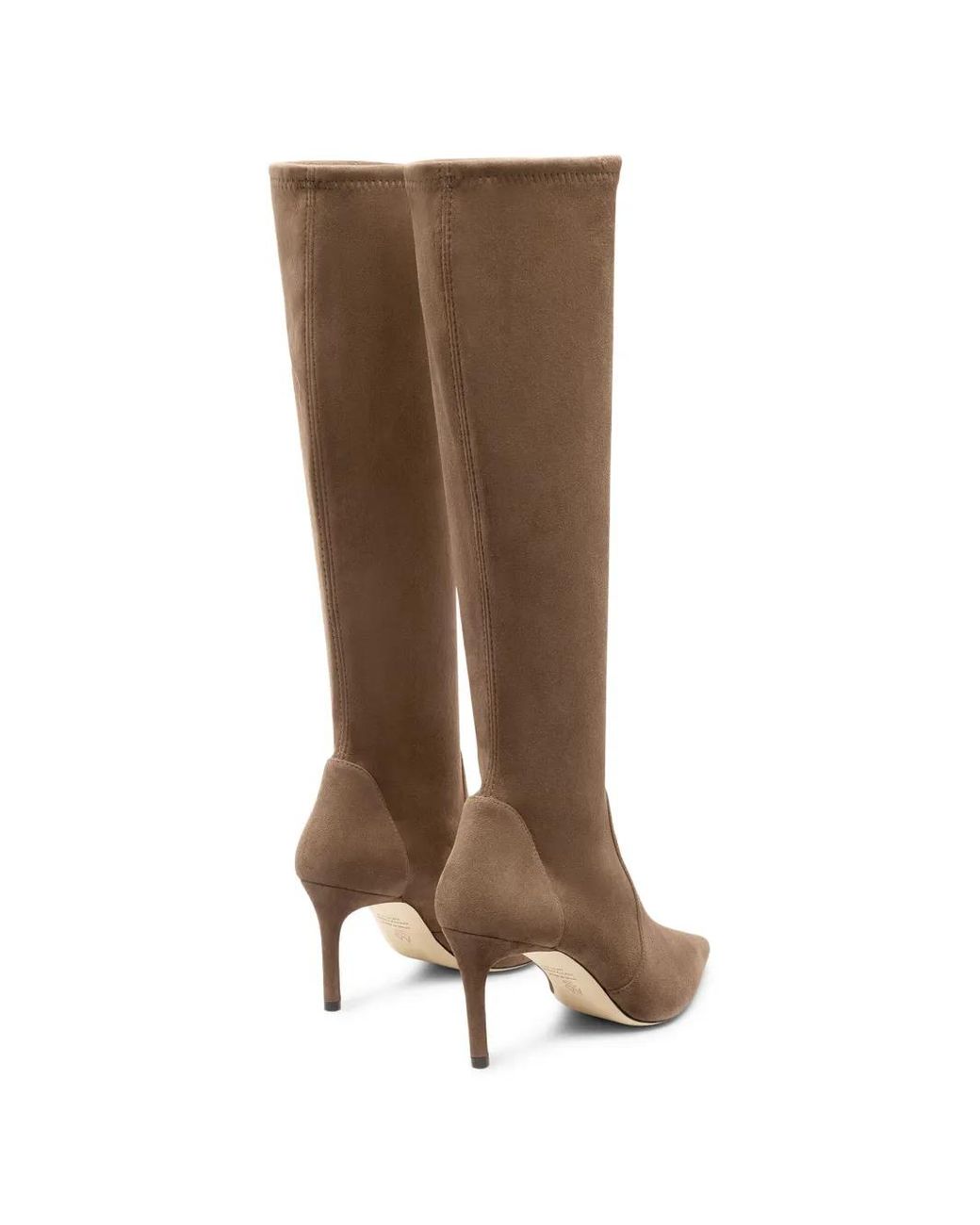 Stuart Weitzman Brown Stuart Power Knee-High Boots