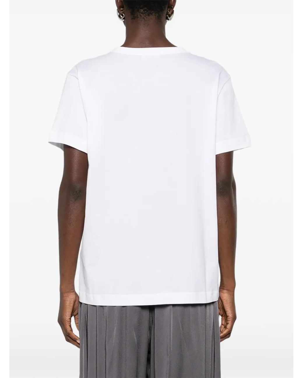 Fabiana Filippi White Short-Sleeve T-Shirt