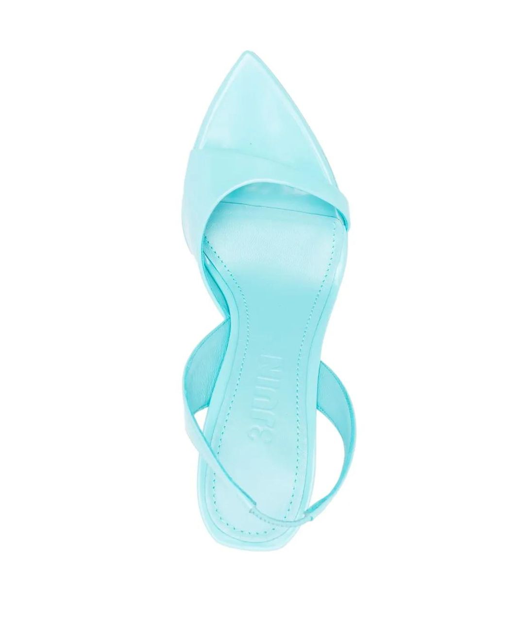 3Juin Blue Bridget Slingback Sandals