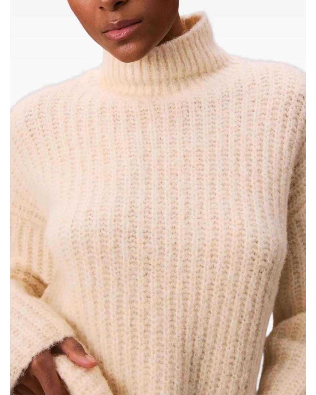 Calvin Klein Natural Roll-Neck Sweater