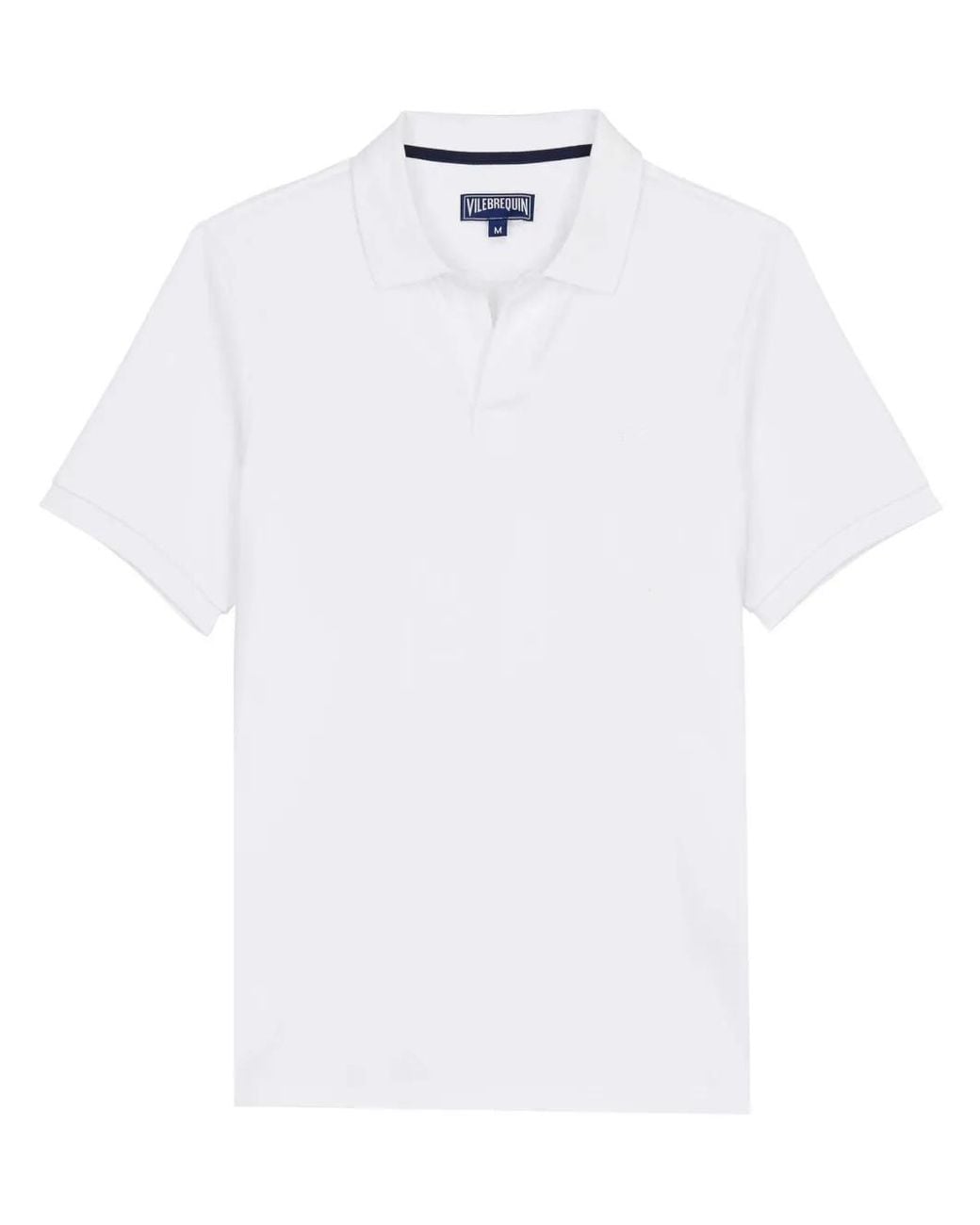 Vilebrequin White Logo-Print Polo Shirt for men