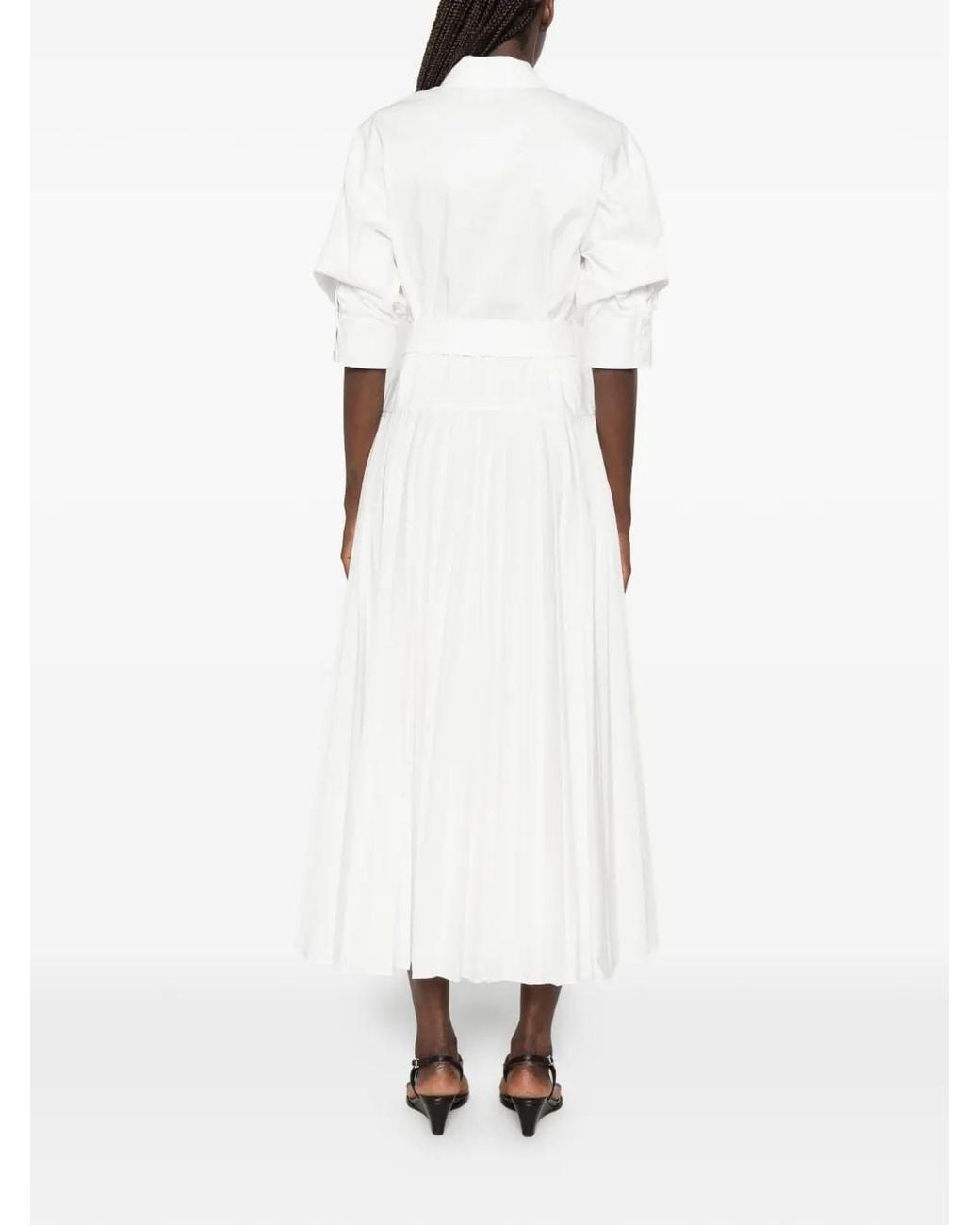 Jonathan Simkhai White Arlo Midi Dress