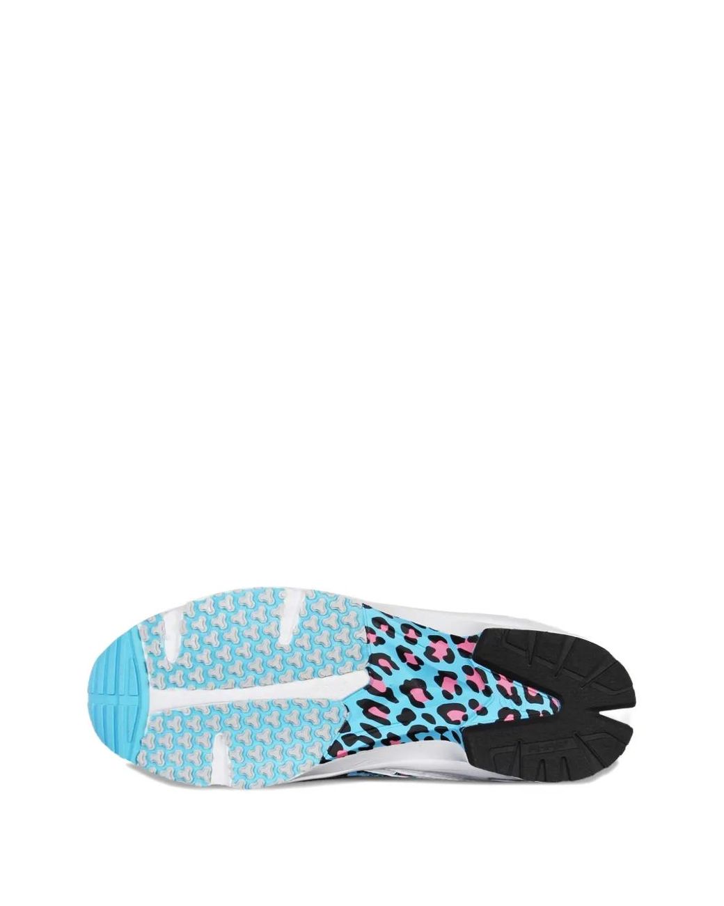 Comme des Garçons White Leopard Print Sneakers for men