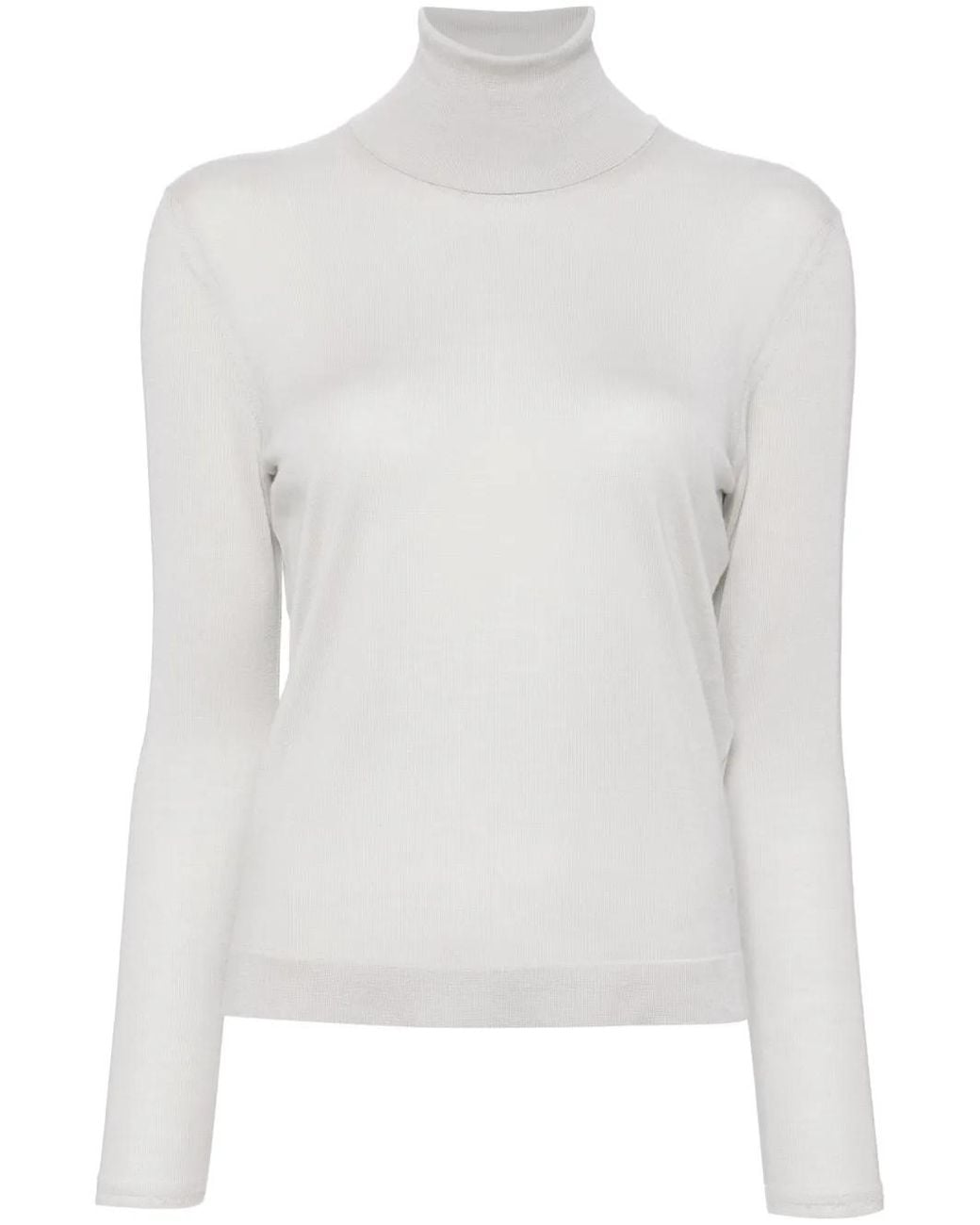 Tom Ford White Roll-Neck Jumper