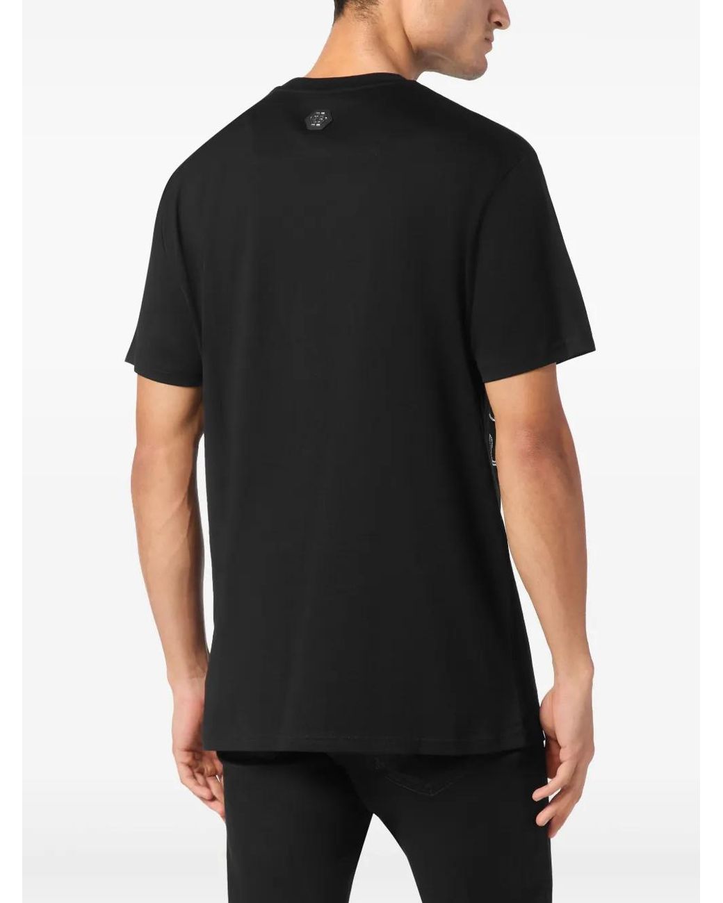 Philipp Plein Black Racing Club T-Shirt for men