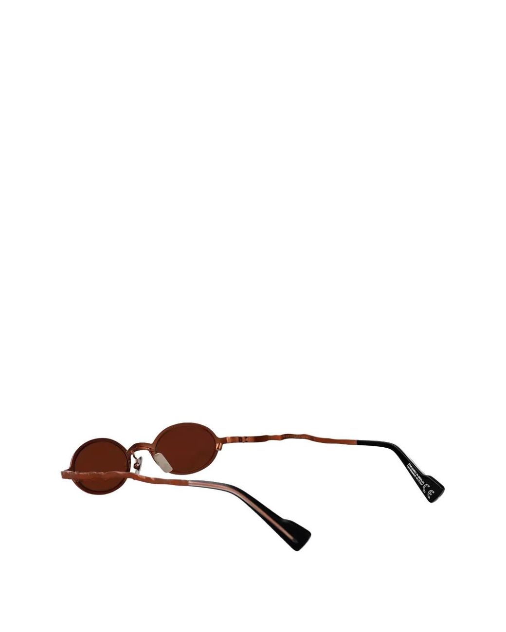Kuboraum Brown Lunettes De Soleil Ovales Maske Z24