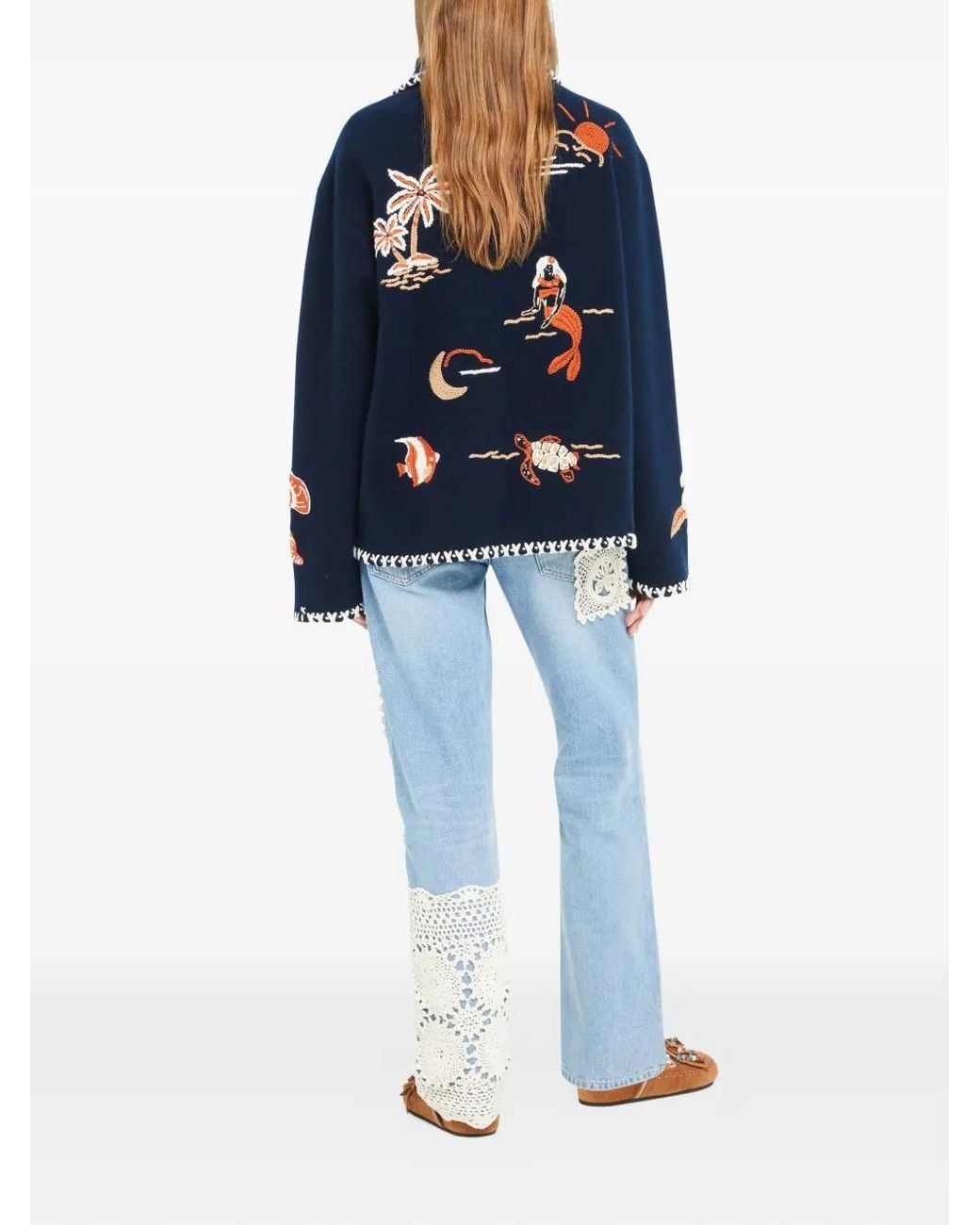 Alanui Jack Met Print in het Blue