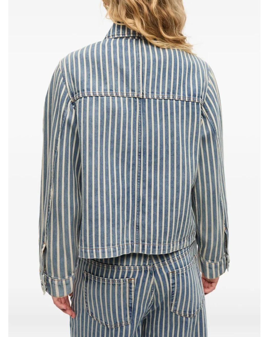Ganni Denim Jack in het Blue