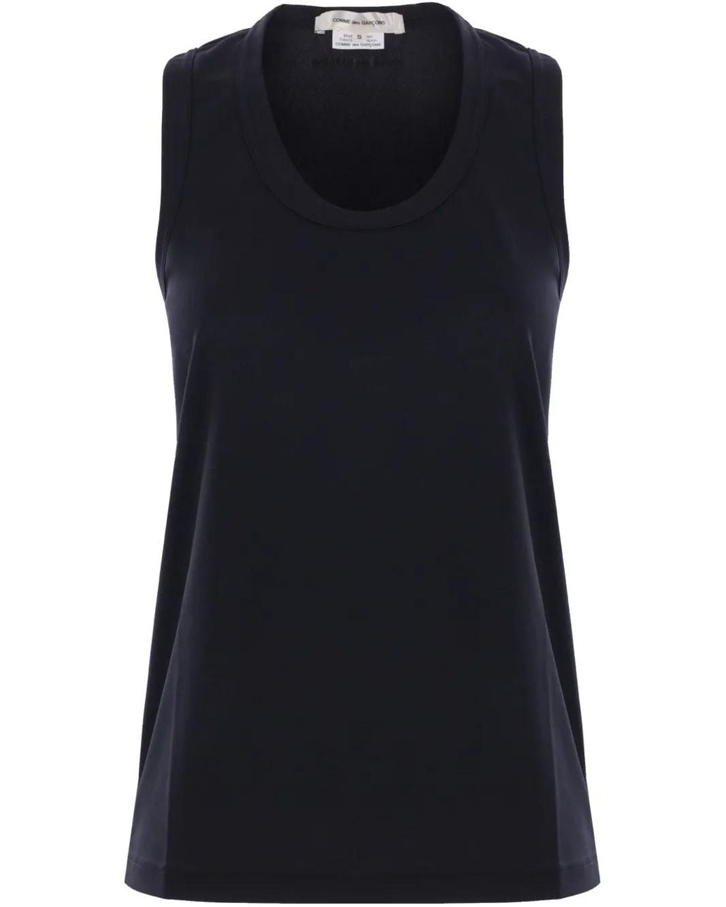 Comme des Garçons Jersey Tanktop in het Black