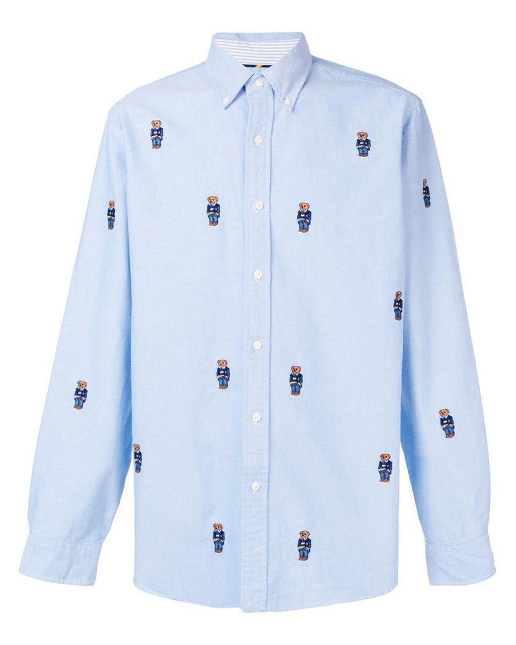 Chemise Teddy Bear Polo Ralph Lauren pour homme en coloris Bleu | Lyst