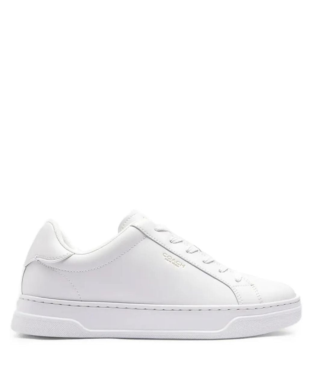 COACH White High Line Sneakers