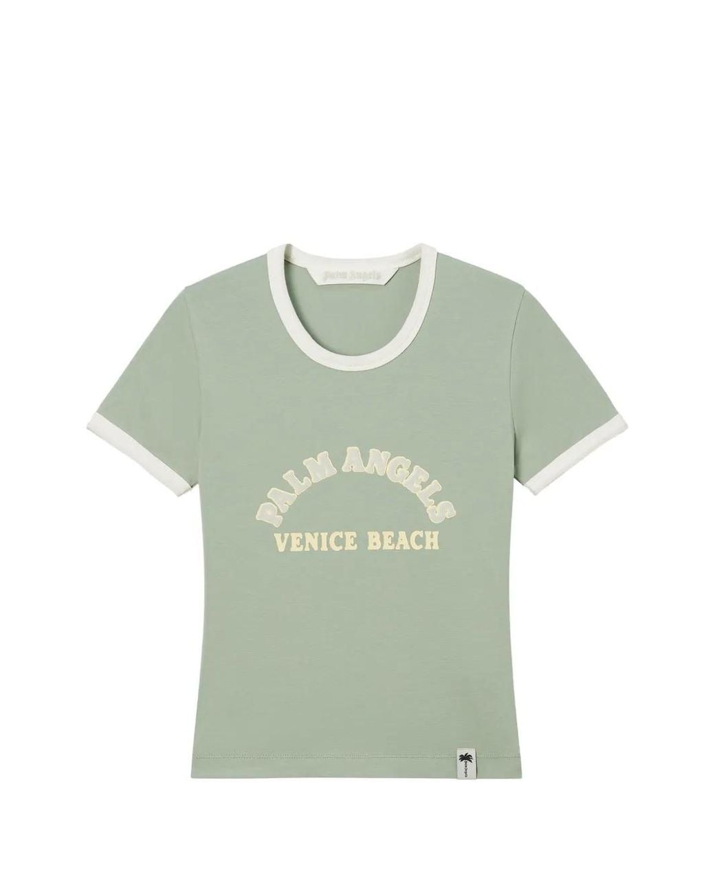 Palm Angels Green Cali Vibes Slim T-Shirt