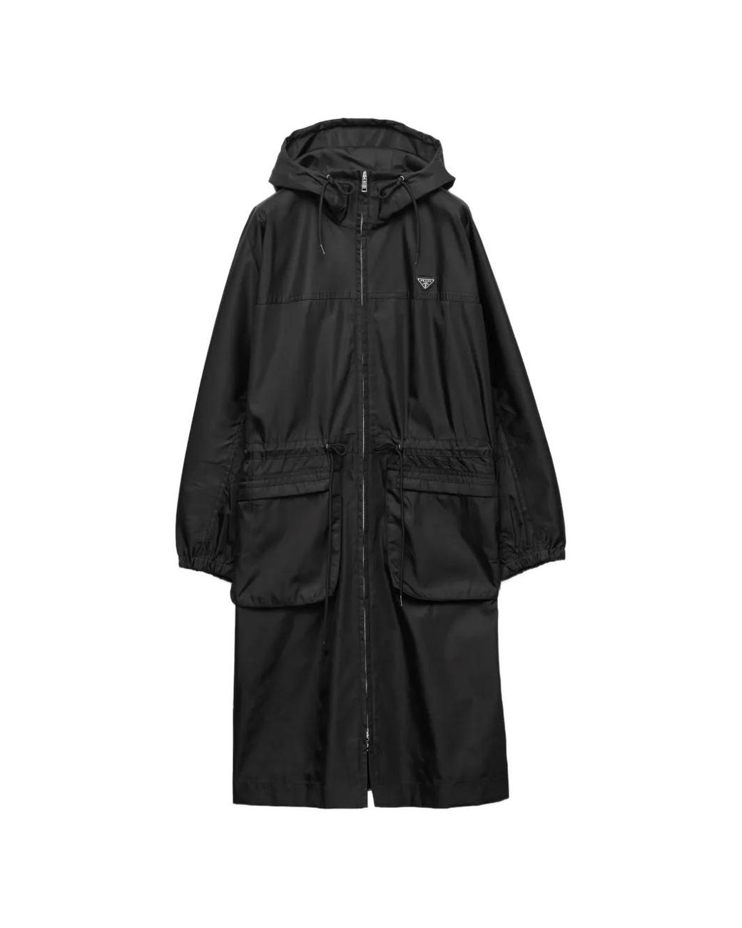 Prada Black Re-Nylon Rain Jacket