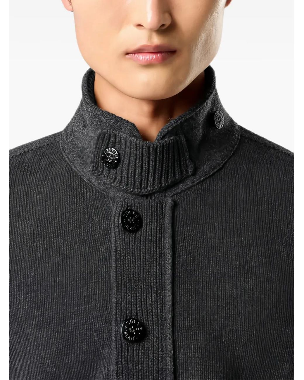 Stone Island Blue 5100047 Lambswool Jumper for men
