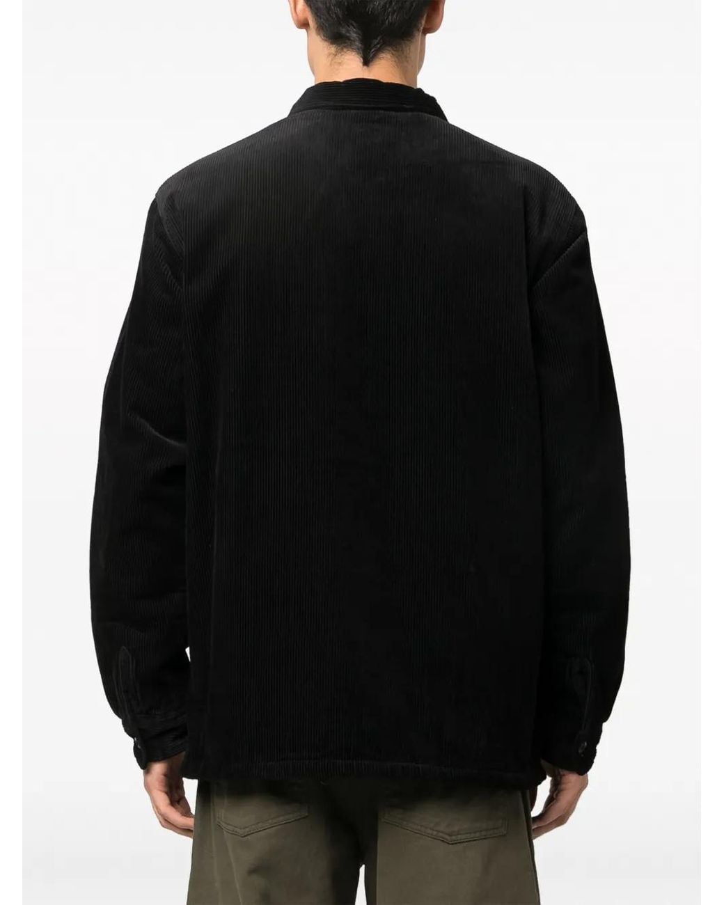 Carhartt Black Logo Cotton Shirt Jacket for men