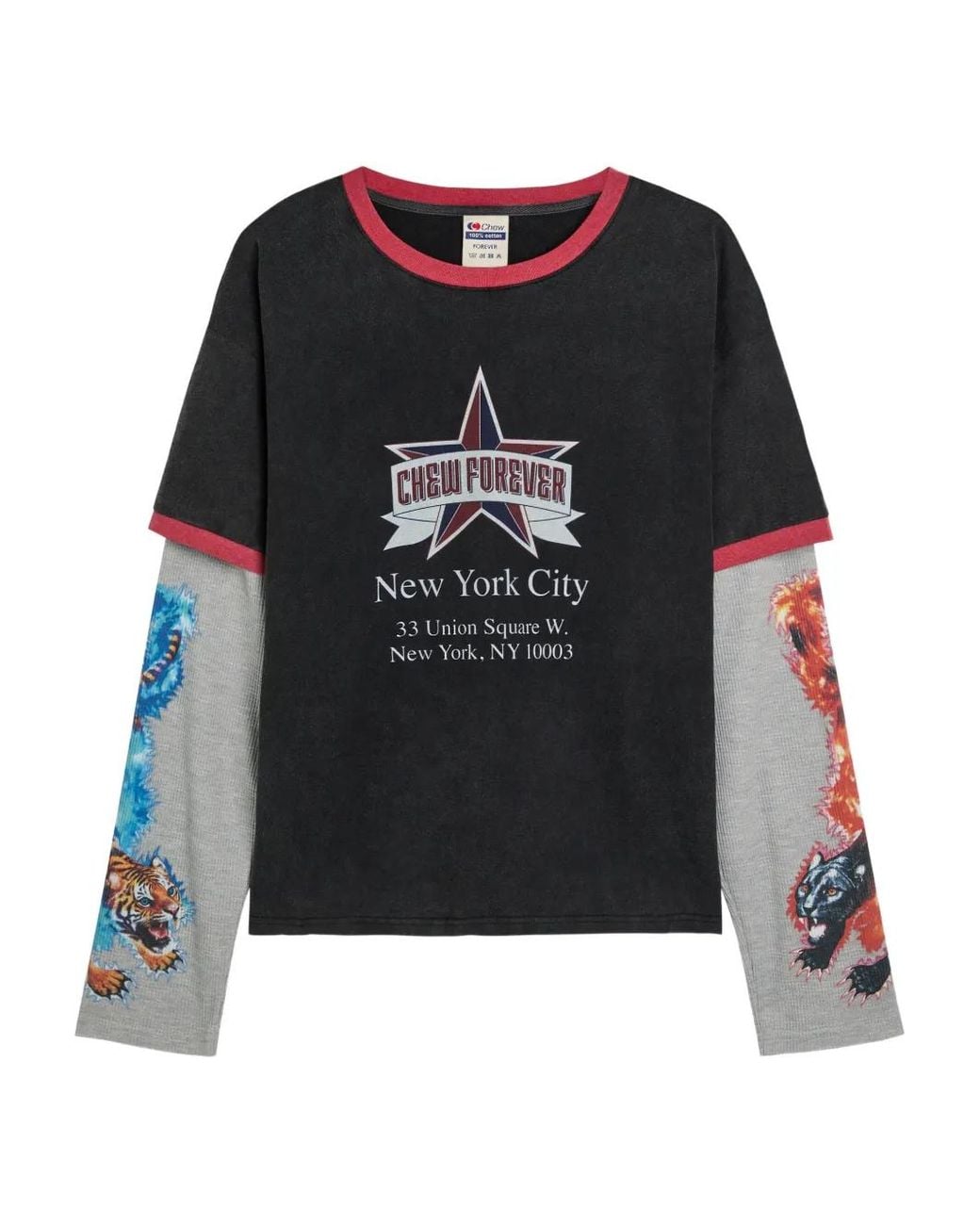 chew forever ロンT Chew Forever Long-sleeve T-shirt in Black for Men | Lyst