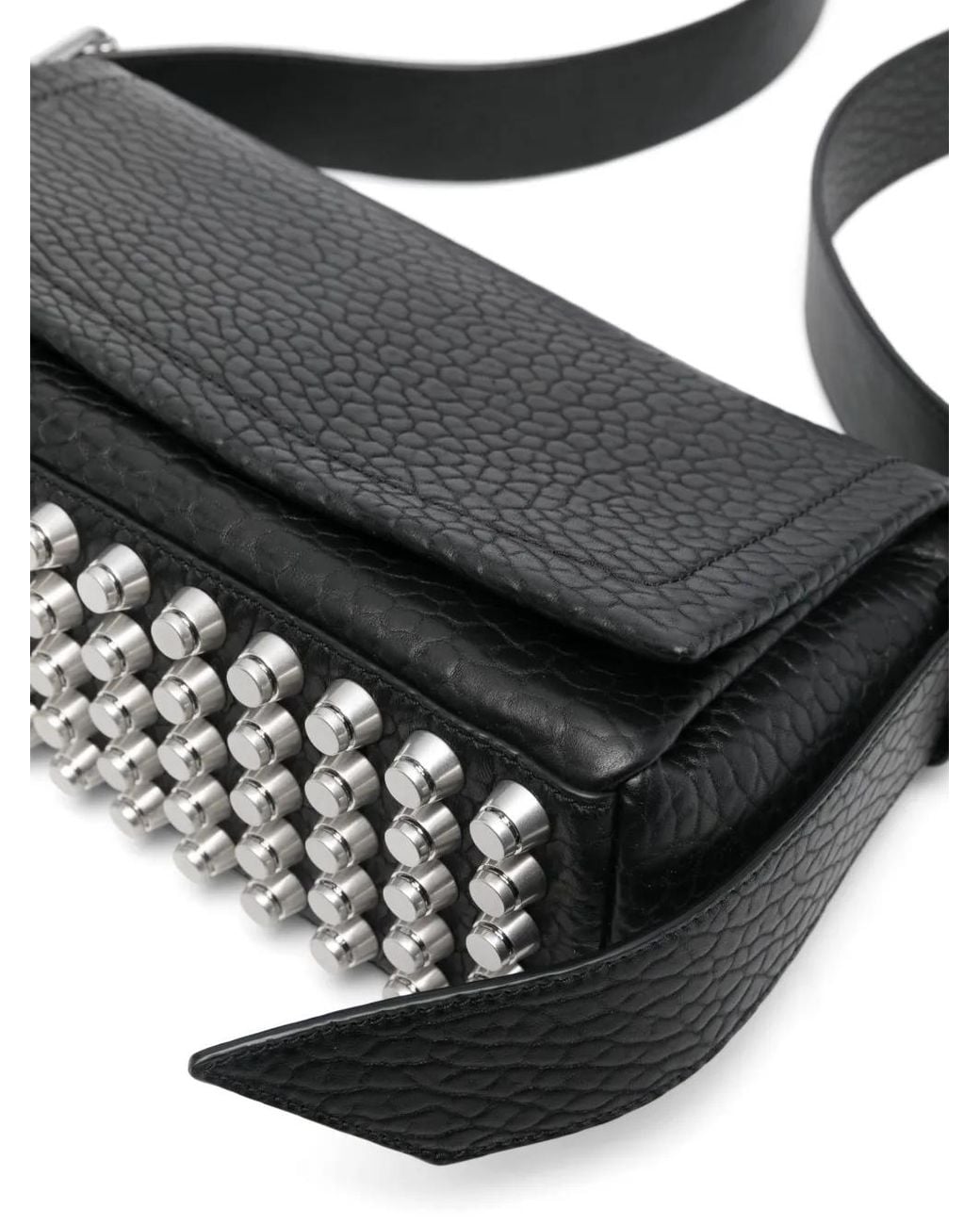 Alexander Wang Black Ricco Medium Flap Bag