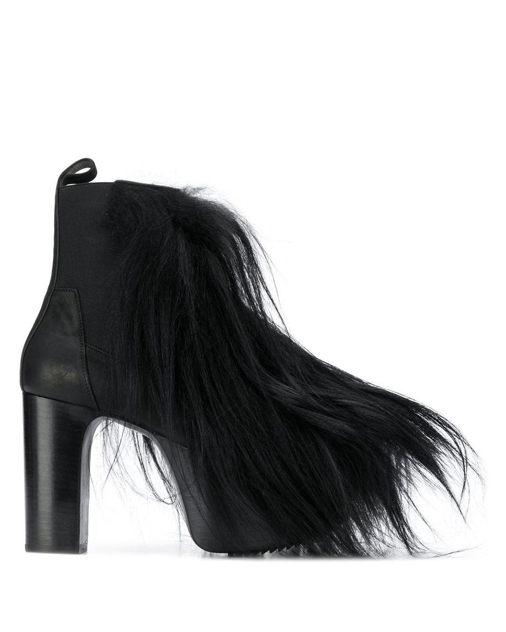 rick owens fur shoes