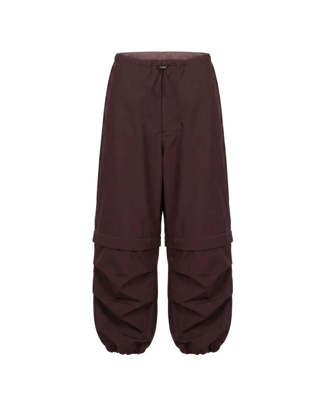 Agolde Purple Coulson Drawstring-Waist Track Pants