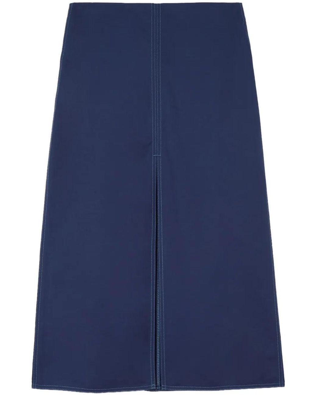 Sunnei Blue Long Split Skirt