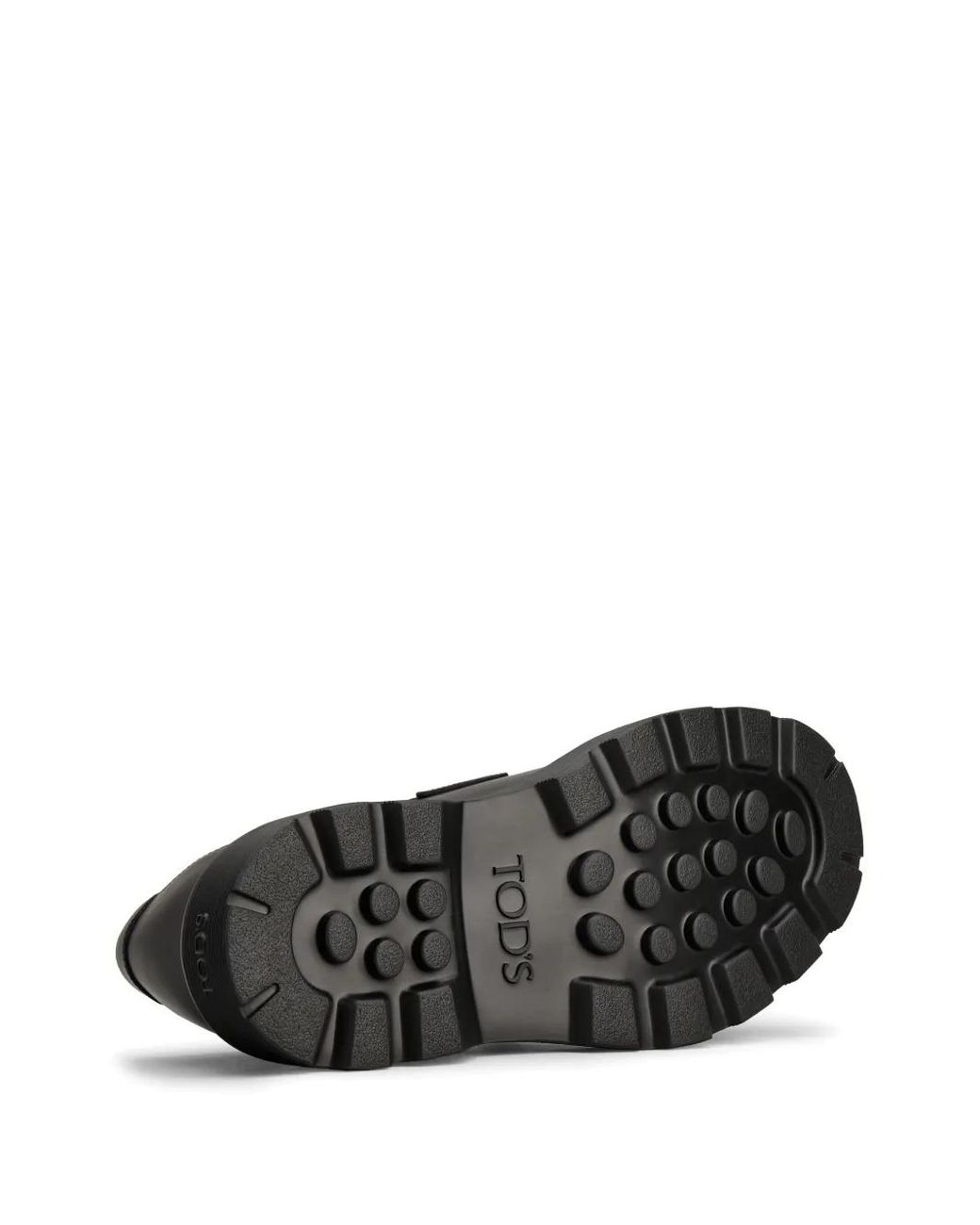 Tod's Black Gommino Leather Loafers for men