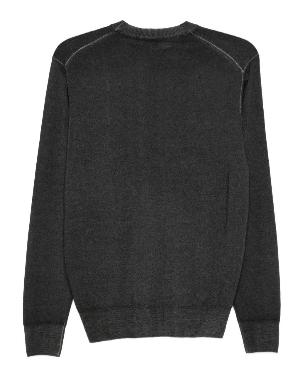 Altea Black Crew-Neck Sweater for men