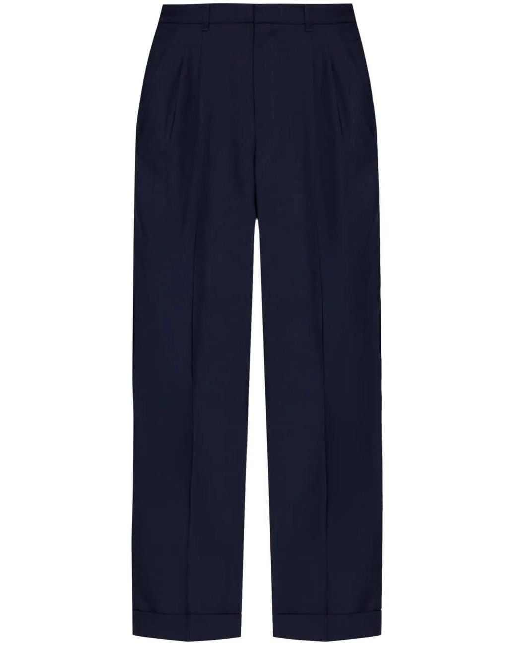 Casablanca Blue Straight Trousers for men