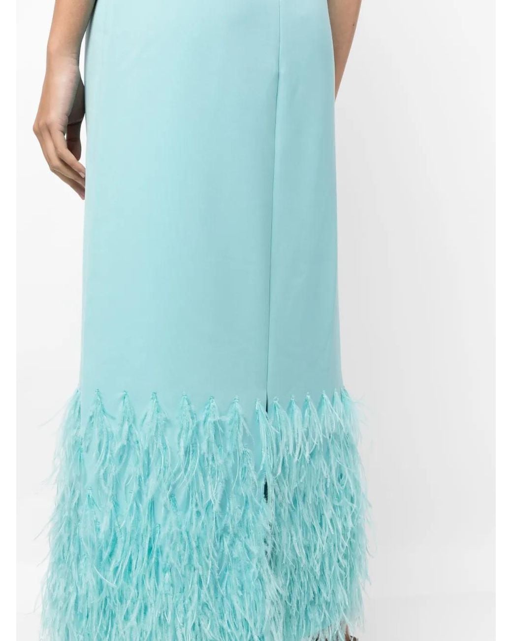 Alexis Blue Izzie Halterneck Dress