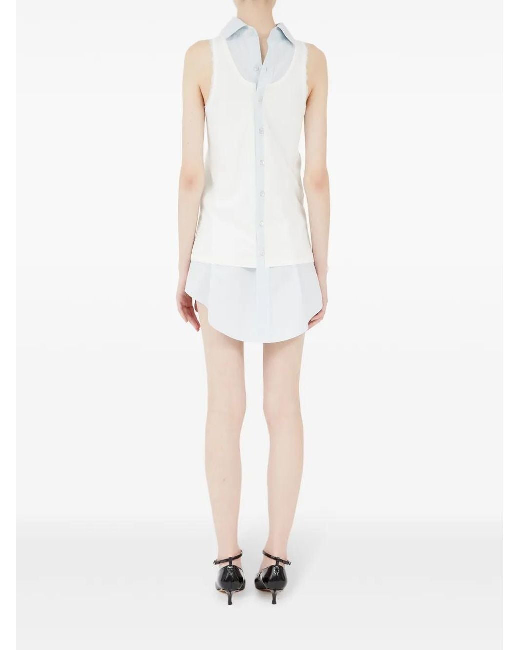 Maison Margiela White Back To Front Shirt