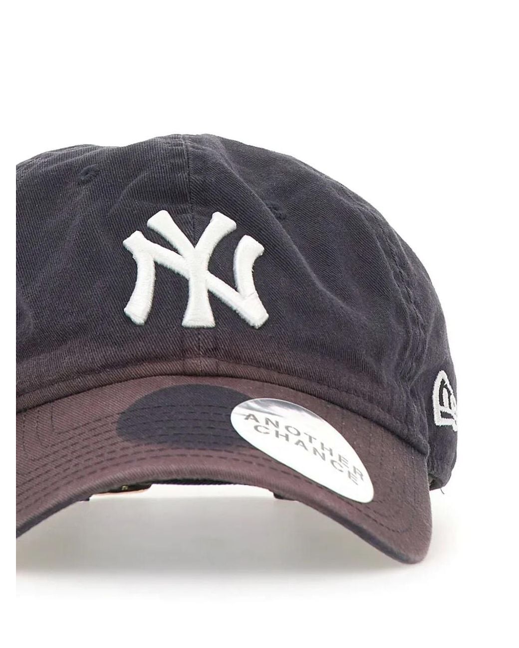 ANOTHER CHANCE Blue Customised New Era 9Twenty New York Yankees Gradient-Effect Baseball Cap