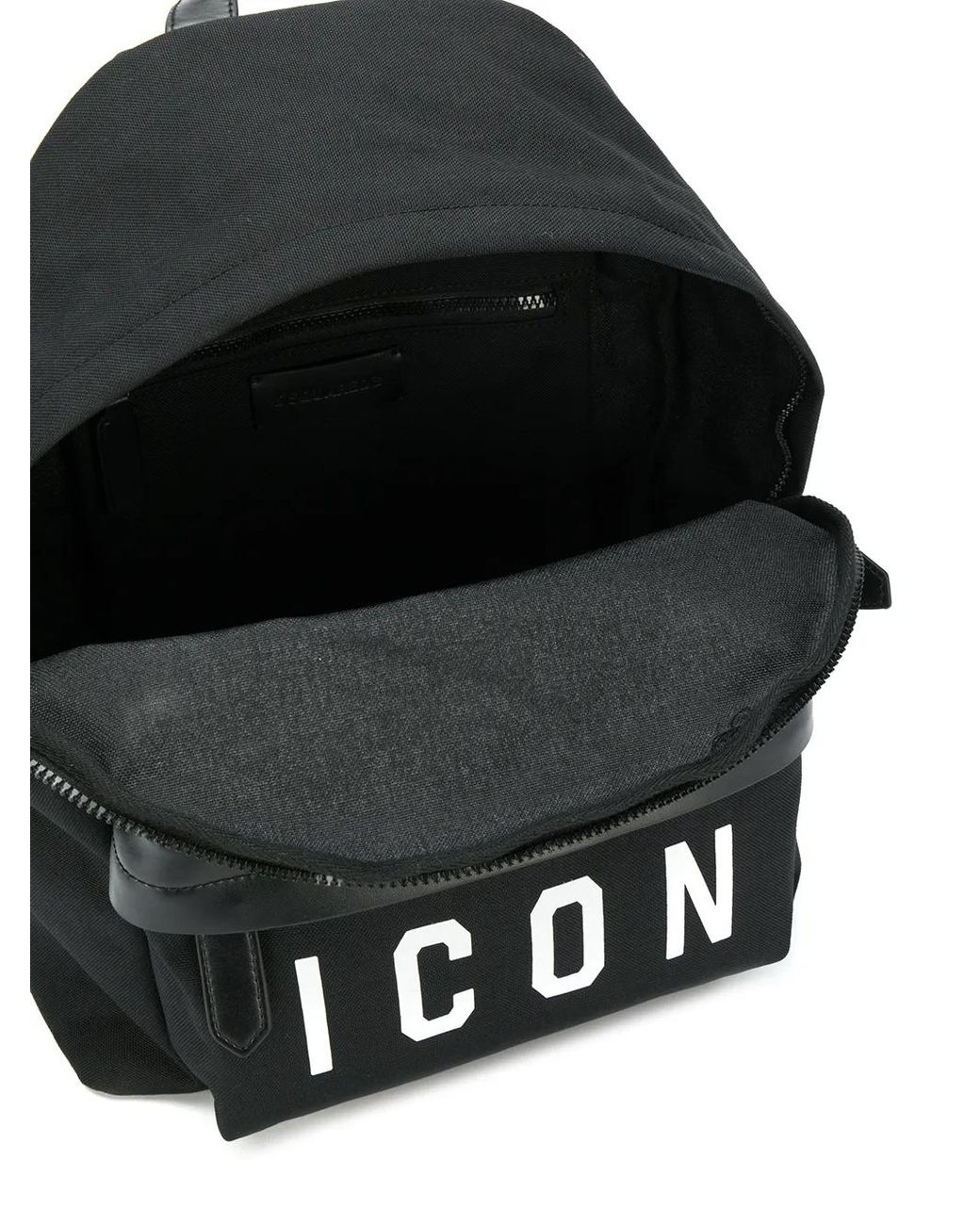 Mochila Icon DSquared² de hombre de color Black