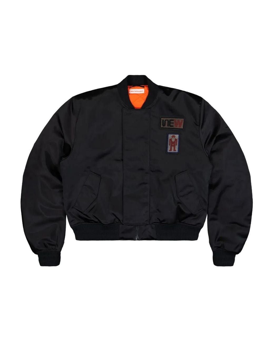 Walter Van Beirendonck Blue Beep Beep Bomber Jacket for men