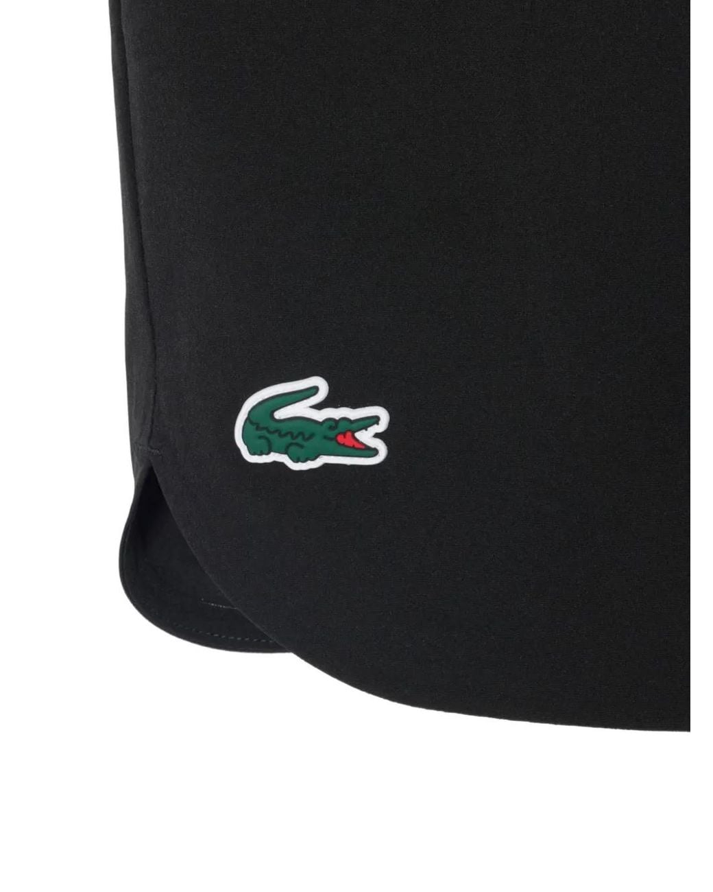 Lacoste Black Tennis X Novak Djokovic On Court Shorts for men