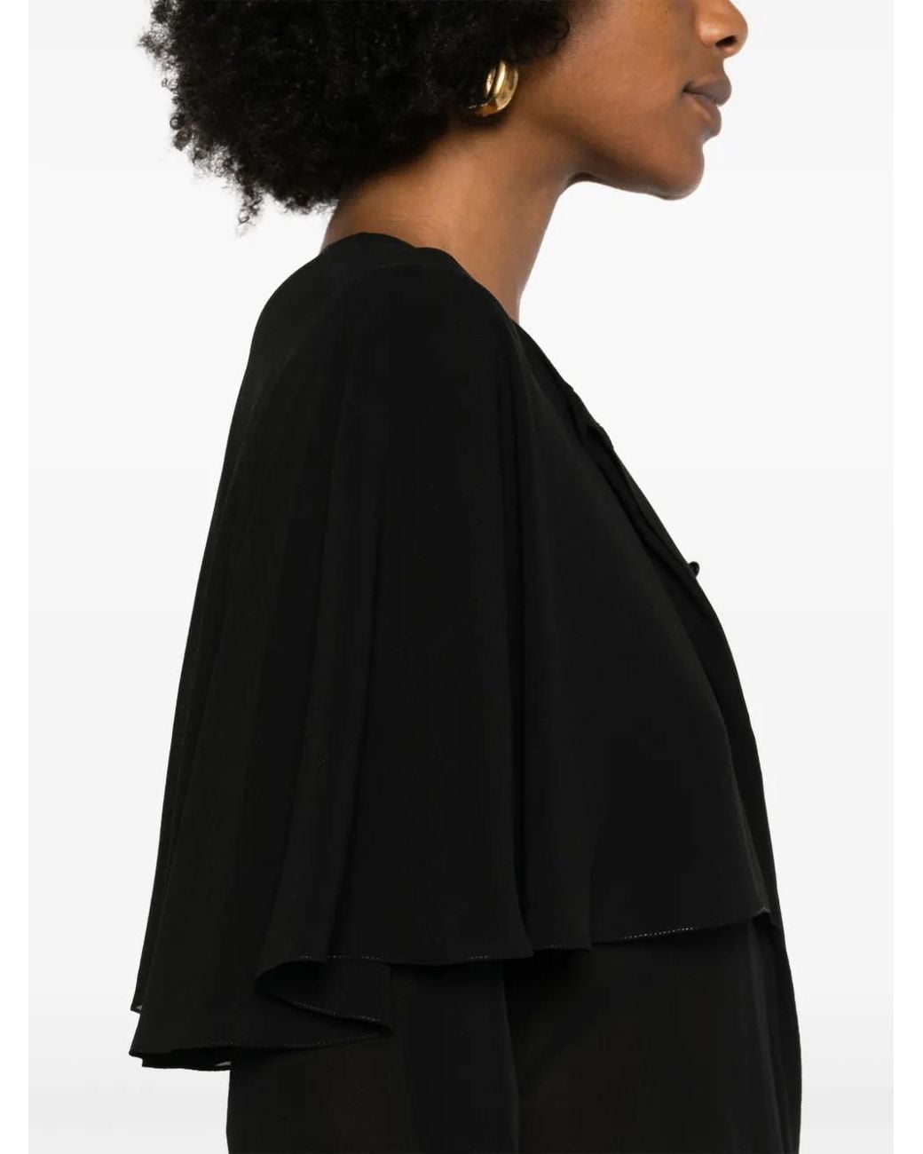 Chloé Black Silk Top