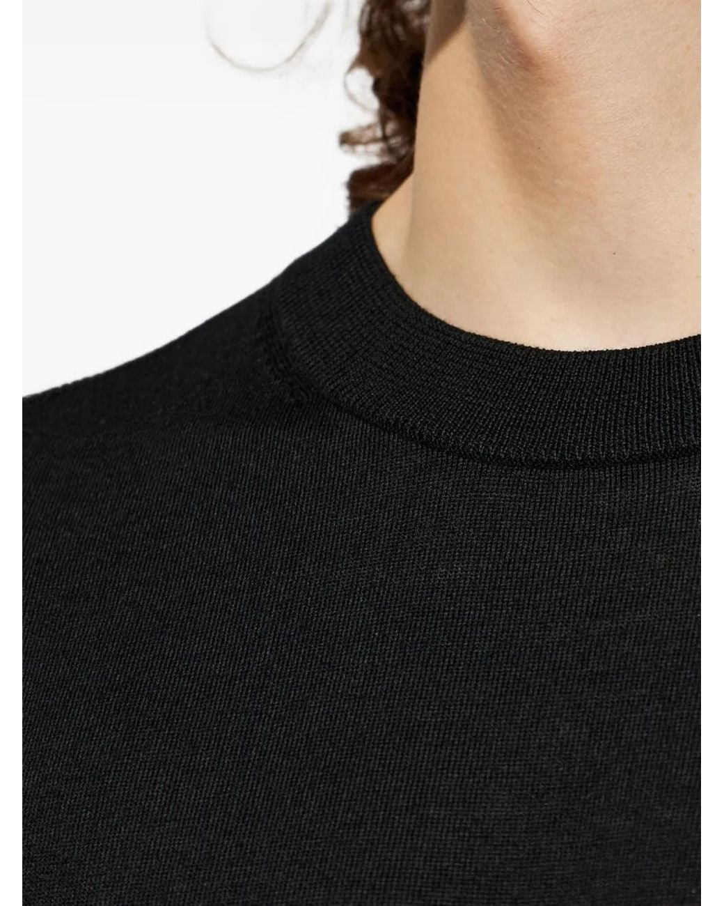 Paul Smith Black Long-Sleeves Sweater for men