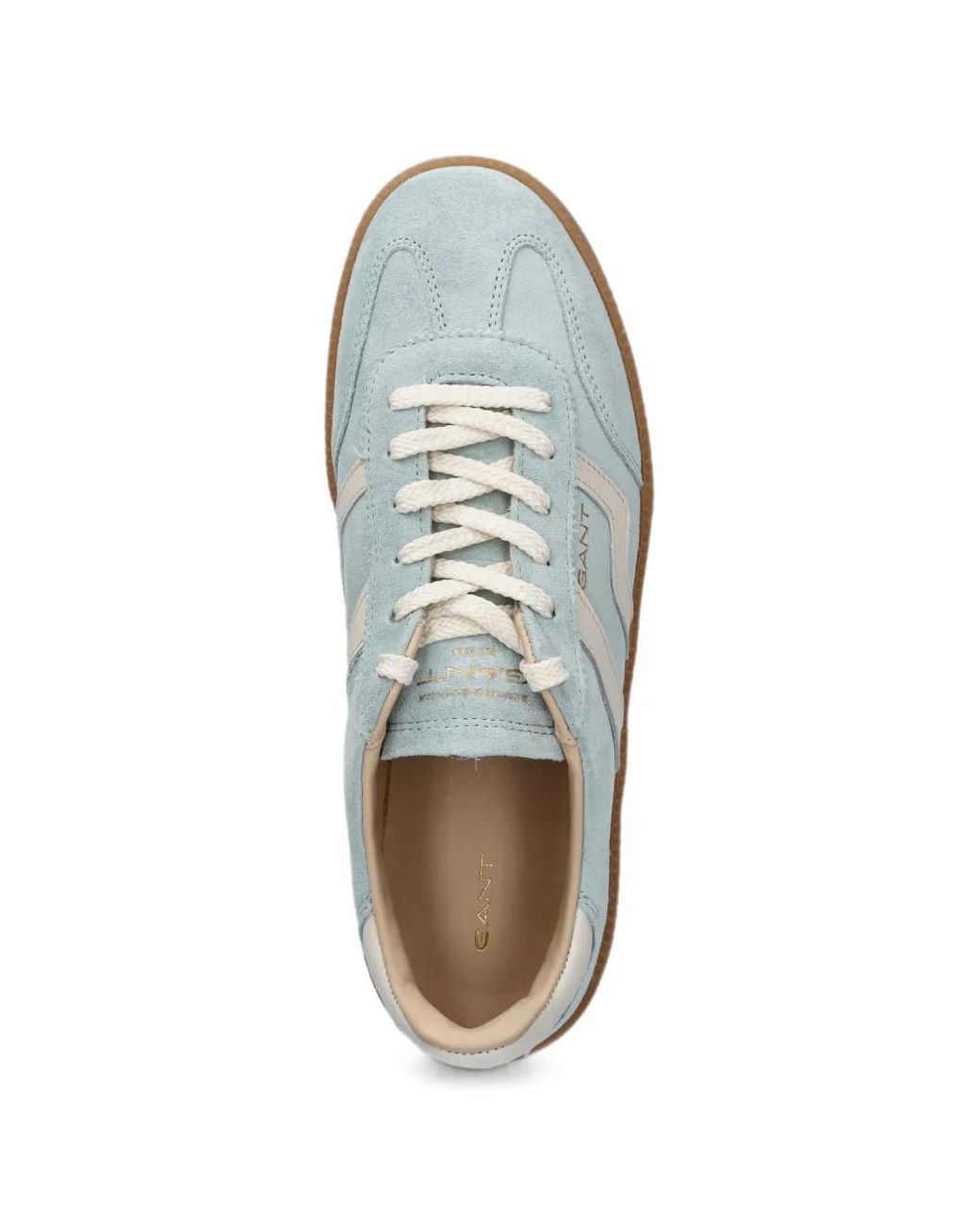 Gant White Suede Platform Sneakers