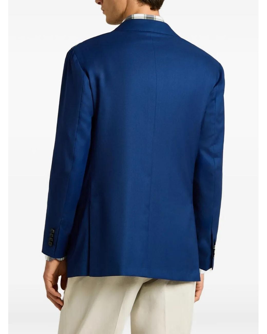 Chaqueta Con Botones Kiton de hombre de color Blue