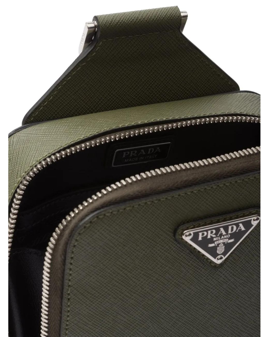 Bolso De Hombro Brique Prada de hombre de color Green