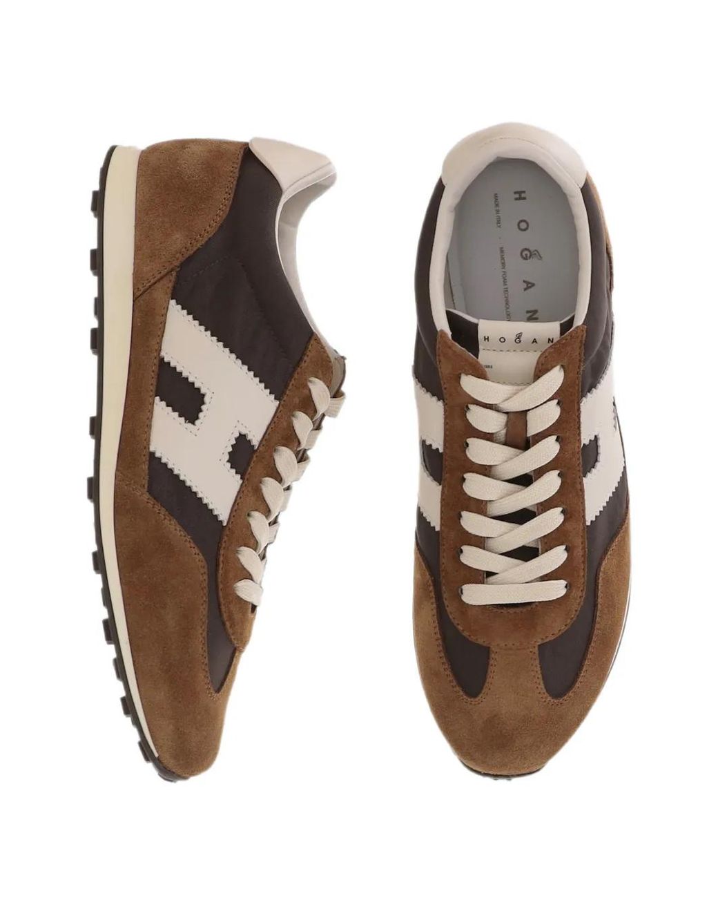 Sneaker Athletic di Hogan in Brown da Uomo