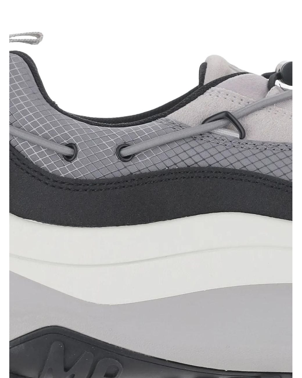 Moon Boot White Moon247 Xlace Leather-Trim Panelled Sneakers for men