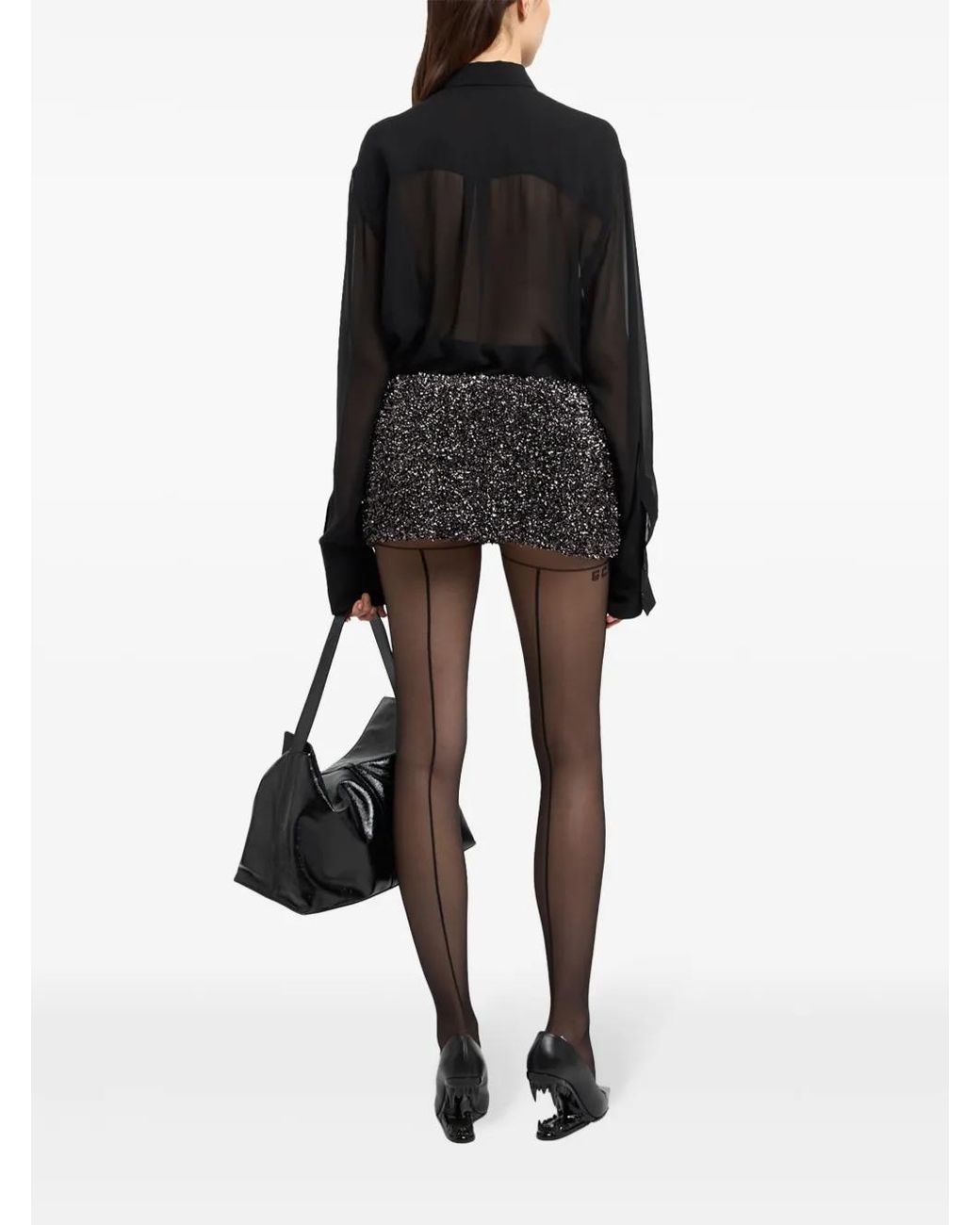 Collants À Logo Gcds en coloris Black