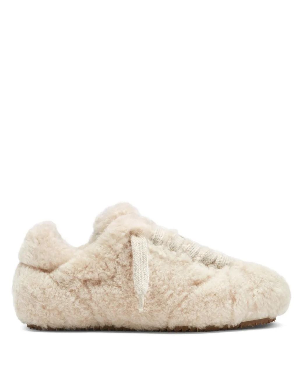 Axel Arigato White Tact Shearling-Effect Sneakers for men