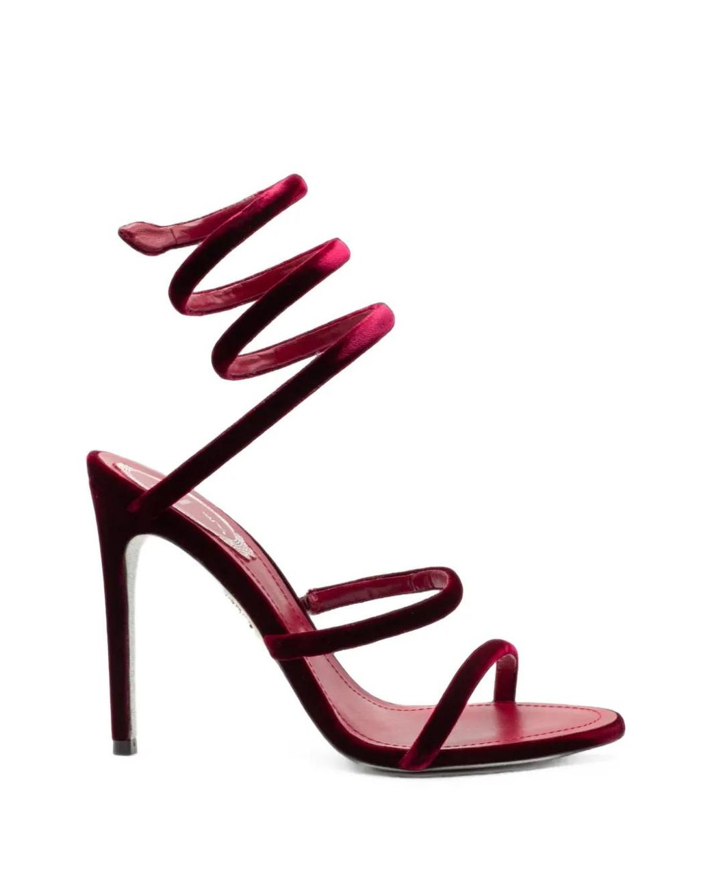 Rene Caovilla Pink Cleo Wrap-Around Sandals